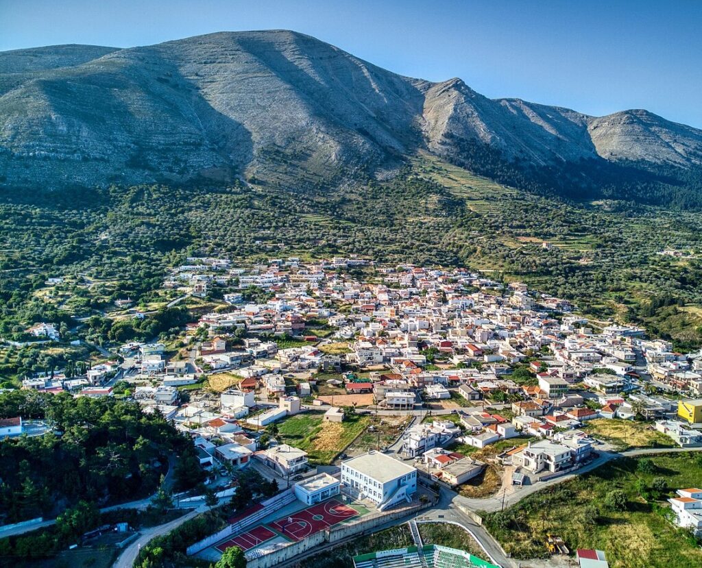 panoramic view of emponas village